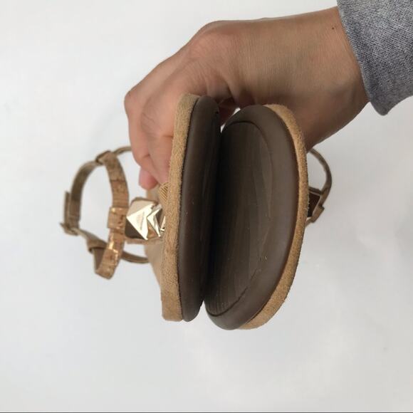 Vionic Women's Nala Gold Cork T-Strap Flat Sandals Size 9 - Picture 6 of 7